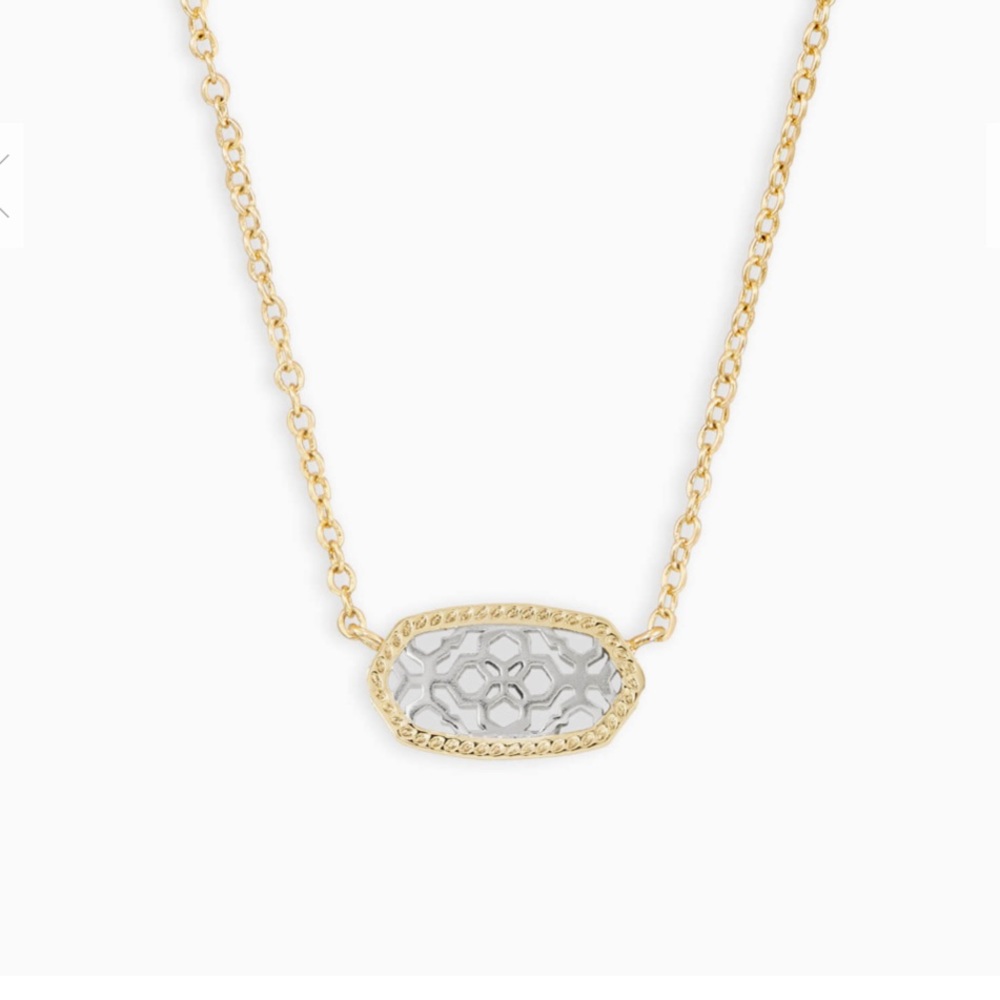 Kendra Scott Elisa Necklace, Gold & Rhodium
